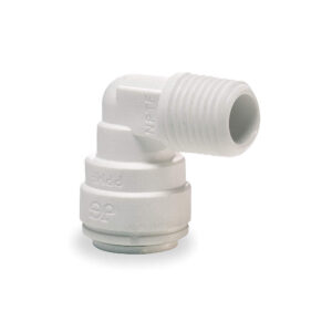 Fixed Elbow, 1/4″ Thread x 1/4″ Push Fit (John Guest)