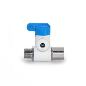 Angle Stop Valve, 3/8″ x 3/8″ x 3/8″ (John Guest)