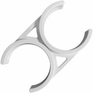 Double Filter Clip, 2″ X 2″ (White)