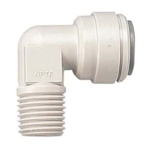 Fixed Elbow, 1/4″ Thread x 3/8″ Push Fit (John Guest)